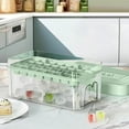 EHRWE Ice Tray Household Food Grade Ice Box With Lid Ice Artifact Large