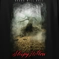 thumbnail image 2 of Sleepy Hollow Tree Of The Dead Women's Black Crew Neck Short Sleeve Crop Top-Small, 2 of 6