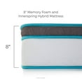 thumbnail image 2 of Linenspa 8" Spring and Memory Foam Hybrid Mattress, King, 2 of 8