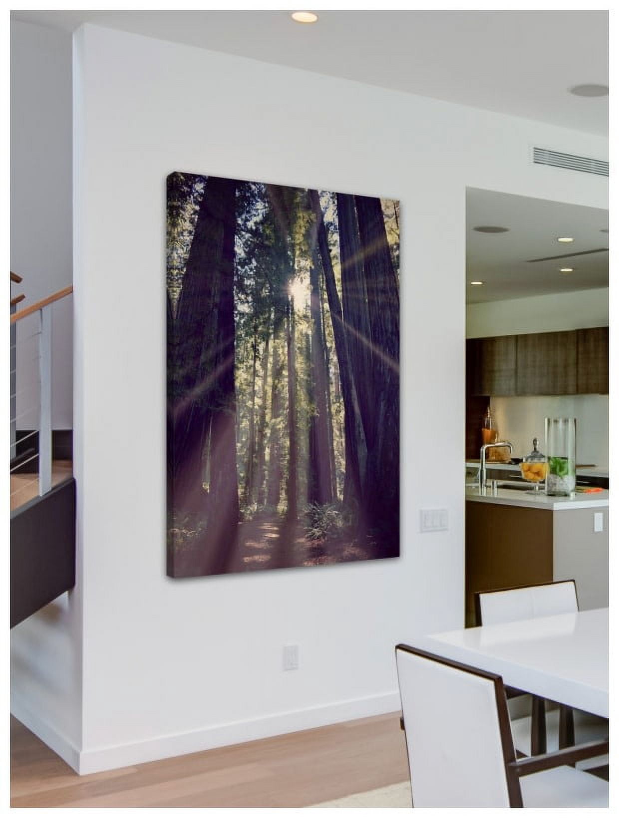 Marmont Hill "Redwoods Hike" by Robert Dickinson Painting Print on Canvas