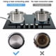 thumbnail image 4 of Adaptador de inducción, disco convertidor para placa de inducción, placa difusora de calor de acero inoxidable con asa., 4 of 5