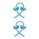 thumbnail image 2 of Vogacara Cinta para rizar el cabello Cinta para el cabello Espuma sin calor Pinza para el cabello Reutilizable Diadema portátil para envolver, Azul Azul 2piezas Vogacara CBP116558, 2 of 6