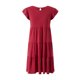 thumbnail image 3 of Lucakuins Mujeres Casual Plisado Vestido Corto, Adultos Primavera Color Sólido Cuello Redondo Manga Corta Mini Vestido Lucakuins moda, 3 of 9