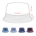 thumbnail image 3 of Sombrero de cubo Patrón de rayas multicolor Gorra de ala ancha plegable ajustable Gorra de pescador Abanopi Sombrero de copa, 3 of 7