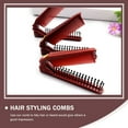 thumbnail image 2 of 4pcs Portable Folding Combs Pocket Combs Plastic Partition Combs for Travel, 2 of 8