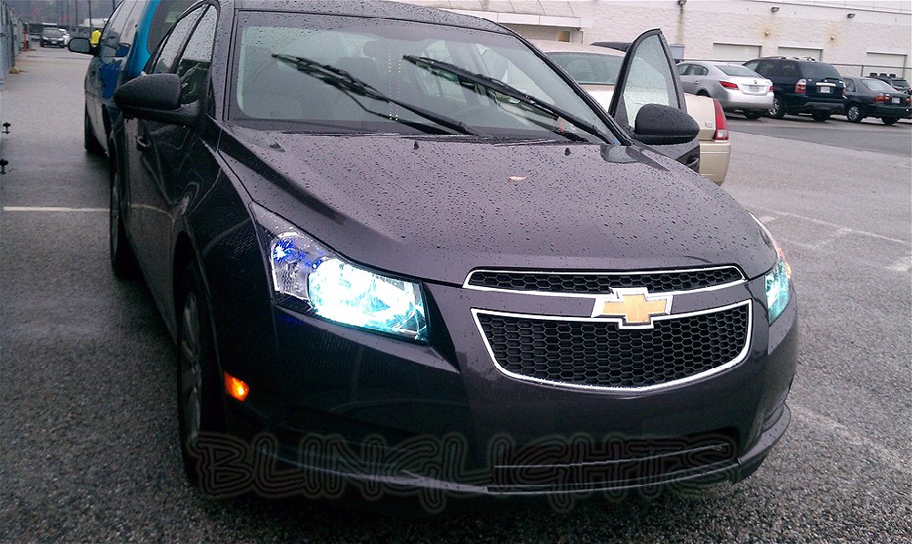 New Chevrolet Chevy Cruze White Replacement Light Bulbs for Headlamps