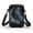 Blue Butterfly Moon Art, variant on FUIALDOLG Tropical Hibiscus Leaf Print Double Deck Cell Phone Purse for Running Travel, Crossbody Strap Adjustable Strap Mini Cute Crossbody Bag