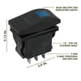 thumbnail image 2 of Ozark Trail 7-Pin Rocker Switch for Boat Control Panel, on-off-on, 12V System, 2 of 6