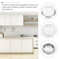 thumbnail image 7 of Raindrops 12Pcs Circular Stainless Steel Ventilation Grille for Cabinet and Furniture 6.4X6.4X0.4In, 7 of 7