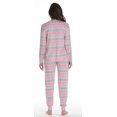 thumbnail image 3 of #FollowMe Womens Hacci Pajama Pant Set  Warm, Comfy Sleepwear, 3 of 3