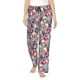 thumbnail image 1 of Balery music Skull record Retro Pantalones de pijama para mujer, pijamas ultraligeros, pantalones de estar por casa-Medium, 1 of 6