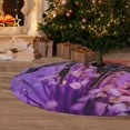 thumbnail image 6 of Rateoe Closeup Honeybee on Flower Print Christmas Tree Skirt 48" for Xmas Holiday New Year Party Circle Tree Mat Ornaments Decoration, 6 of 7