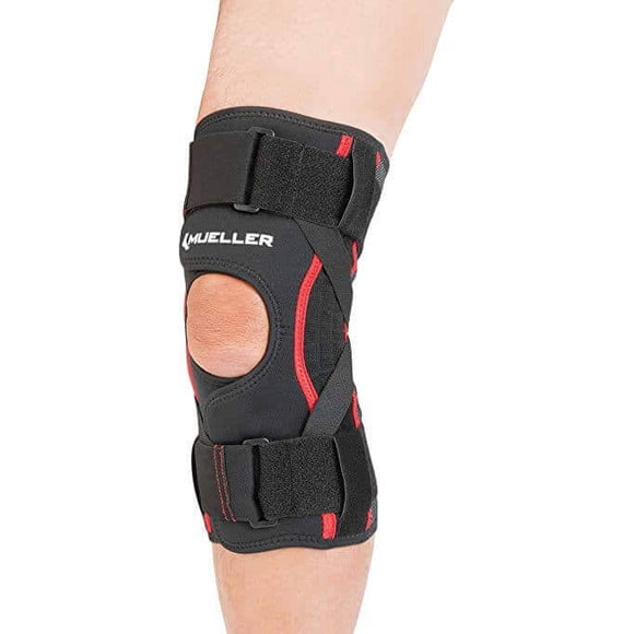 Mueller OmniForce Stabilisateur de Genou Ajustable (AKS-500) - Orthèse de Genou avec Baleines en Alliage Enroulé (Petit/moyen)
