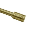 thumbnail image 2 of Versailles Lexington Ringlets Steel Heavy Duty Curtain Rod Set for Windows 48" - 86" Gold, 2 of 6