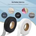 thumbnail image 4 of 70 Yards Hem Tape,1 In Durable No Sewing No Iron Tape,Set of 2 Black and White Iron on Hemming Adhesive Fabric for Jeans,Clothes, 4 of 6
