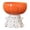 White, variant on Halloween Safe Candy Bowl, Pumpkin Treat Holder for Candy Cookies Snacks Trick or Treat Table Decor