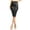 Black, variant on Women's Solid Faux Leather Knee Length Bodycon Pencil Skirt