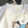 thumbnail image 6 of Toddler Boy Summer Clothes Cartoon Prints Short Sleeve T Shirt Tops Shorts Cotton Outfit Kids 2Pcs Set 6-12 Months 12-24 Months 2t 3t 4t 5t 6t 7t 8t 9t Children 6-12 Months, 6 of 6