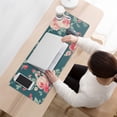 thumbnail image 3 of Long Mouse Pads for Desk,Pioneer Flower Floral Print Pattern Desk Mats on Top Of Desks, Desk Mouse Pad Extra Large with 3mm Non-Slip Base and Stitched Edge for Gaming,Office,Work,Home 31.5"x11.8", 3 of 6