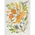 thumbnail image 2 of Zarris, Chariklia 19x24 Black Ornate Wood Framed with Double Matting Museum Art Print Titled - Butterscotch Bouquet I, 2 of 4