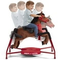 Radio Flyer, Chestnut Plush Interactive Riding Horse with Sounds, Ride