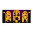 thumbnail image 3 of HAZIUA Under $10 Halloween Garage Door Decorations Witch Halloween Garage Door Cover 4.92 X 2.46 Ft Bat Garage Door Banner Large With For Halloween Front Porch Wall Decorations. A, 3 of 4