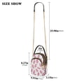 thumbnail image 2 of FORMRS Crossbody Bag for Women Quilted Travel Shoulder Cell Phone Purse with Chain Strap Handbag, Pink Popsicle Pattern, 2 of 7