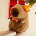 thumbnail image 3 of Cute Happy Birthday Capybara Plush Soft Capybara Stuffed Animal Kawaii Capybara Plushie Stuffed Toys Gift for Kids 13 inch, 3 of 7