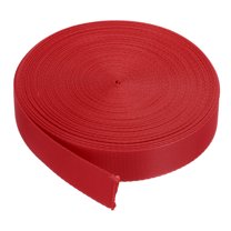 Uxcell Flat Nylon Webbing Strap 1 Inch 10 Yards Red for Backpack, Luggage-rack