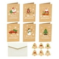 thumbnail image 4 of 6Pcs Christmas Cards New Years Cards with Envelopes for Dad Family Daughter A, 4 of 8