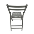 thumbnail image 6 of GZXS Home Patio Outdoor Wood Foldable Dining Chairs, 4-Pcs Set, Gray Finish, 6 of 9