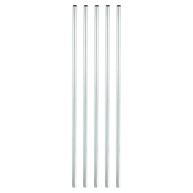 Unique Bargains Écrou d'Accouplement Rond M4x0,7 Mm 220mm Fileté Connecteur Tige Tige Tube 5 Pack