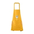 thumbnail image 1 of AKEGAMN Kitchen Apron With Hand Wiping Waterproof Oily Apron Housework Cleaning Hanging Neck Apron, 1 of 6