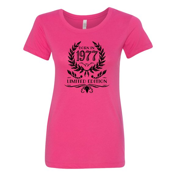 Inktastic Born in 1977 Limited Edition Women's T-Shirt