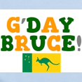 thumbnail image 2 of CafePress - G'day BRUCE AUSTRALIA! Body Suit - Baby Light Bodysuit, Size Newborn - 24 Months, 2 of 4