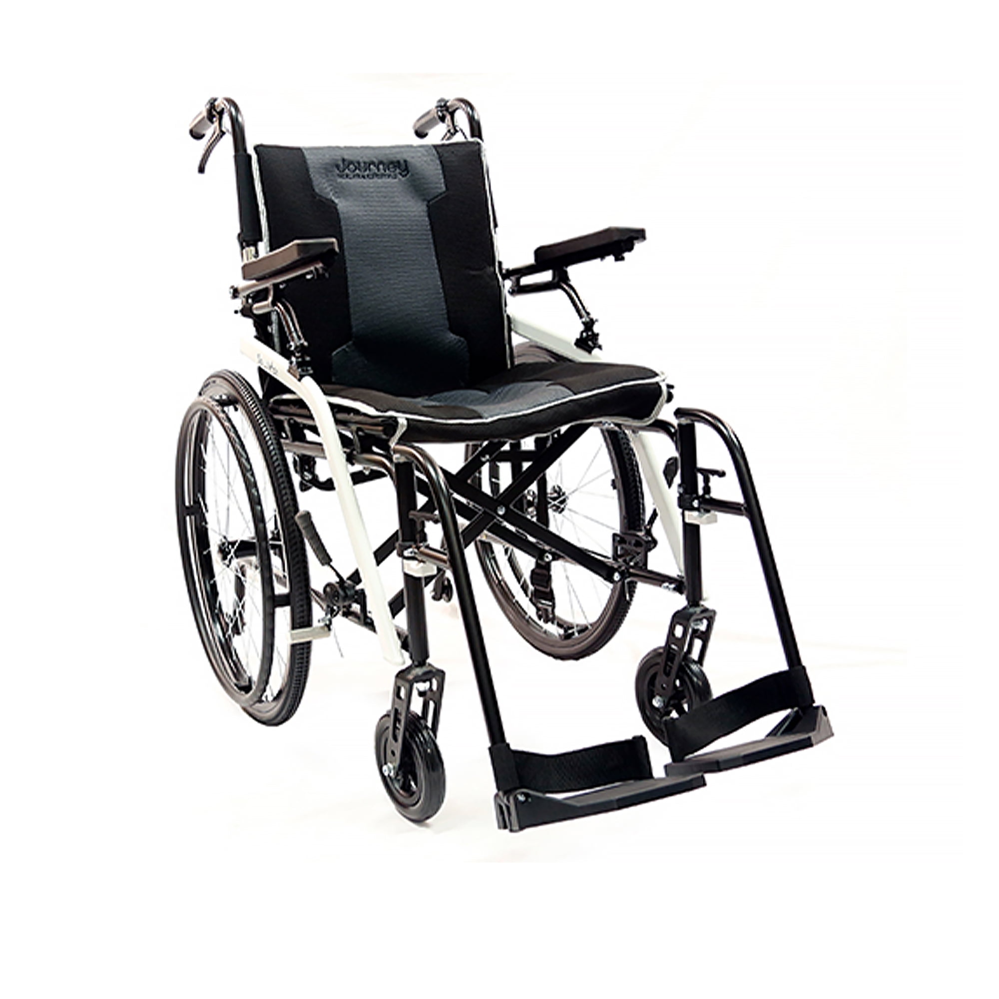So Lite Folding Wheelchair, Lightweight 16.5lb with Padded Seat, Dual