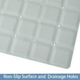 thumbnail image 5 of Foldable Silicone Bathtub Mat: Jumbo Size Heavy Duty Safety Bath Mat for Tub Without Suction Cups Non Slip Bath & Shower Mat for Textured, Reglazed, Refinished Tub (Grey, 35.8 x 17.7), 5 of 13