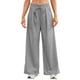 thumbnail image 2 of Pincandy Women's Casual Wide Leg Pants - Loose Fit with Tie Waist & Pockets, Comfortable & Stylish for Everyday Wear & Relaxed Outfits, 2 of 7