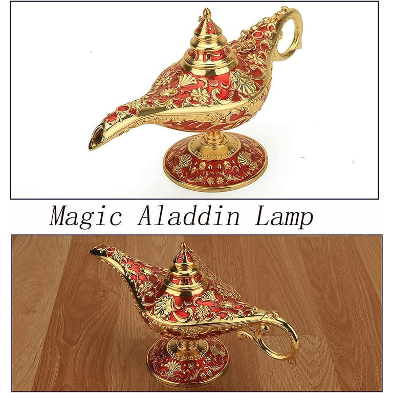 LIABI Aladdin Magic Genie Lamp, Arabian Nights Decor, Costume Prop, Pink & Silver - Walmart.com LIABI Aladdin Magic Genie Lamp, Arabian Nights Decor, Costume Prop, Pink & Silver - Walmart.com