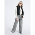 thumbnail image 2 of Weekend Academy Girls Wide Leg Pleated Denim Jeans, Sizes 5-18, 2 of 4