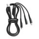 thumbnail image 2 of Cable Usb Tipo C Cable de datos 3 en 1 Adaptador de fuente de alimentación de cable de datos para teléfonos móviles Apple Huawei Likrtyny Para estrenar, 2 of 9
