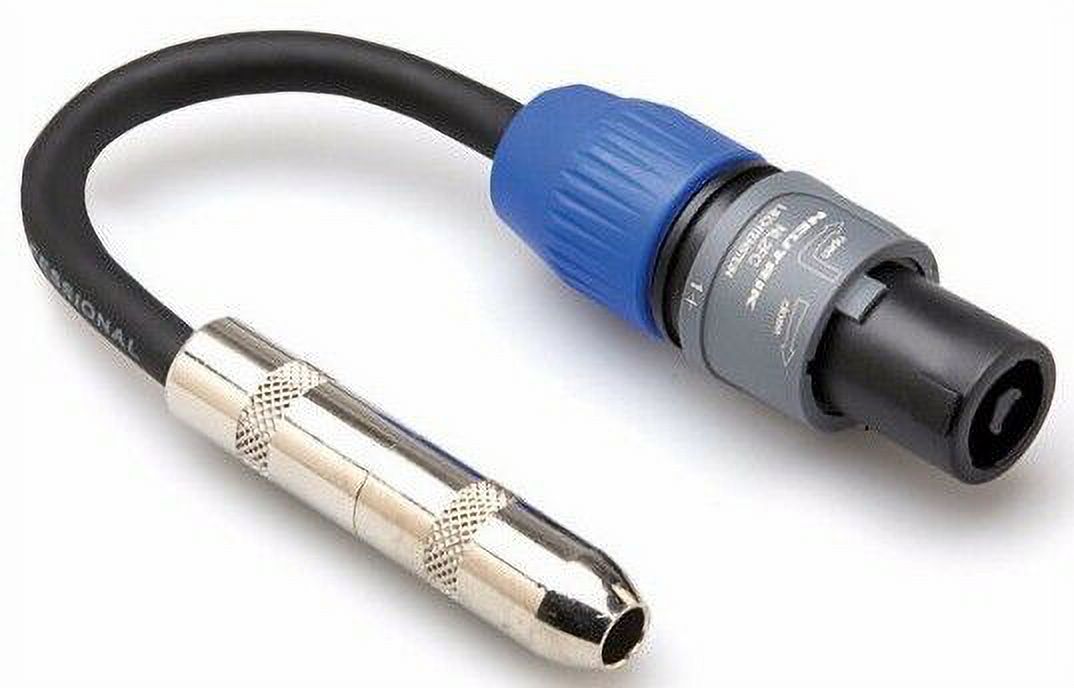 2) Hosa Technology 1/4" Female to Speakon Male Speaker Cable Adapter 12 AWG - image 2 of 2