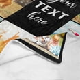 thumbnail image 6 of Custom Blanket with Photos Text Customized Blanket Personalized Flannel Throw Blankets for Adult Kid Birthday Christmas Halloween Fathers Mothers Valentines Day Gift 40x30inch, 6 of 6