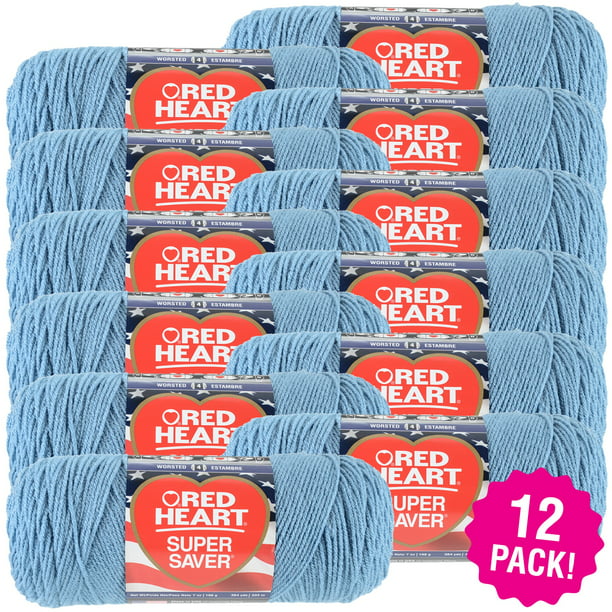 Red Heart Super Saver Yarn - Country Blue, - Walmart.com