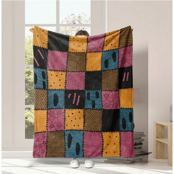 Nightmare Before Xmas Blanket,Christmas Fleece Throw Blanket for Boys Girls Kids Holiday Blankets and Throws for Sofa Couch Bed, Xmas Decoration Gift