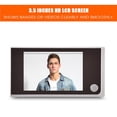 thumbnail image 4 of Mini Visor De Mirilla Para Exteriores Hd De 3,5 Pulgadas, Pantalla Lcd A Color Para Interiores, Vídeo Visual, Timbre Digital Noticed EL007898-00, 4 of 6