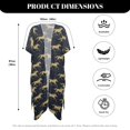 thumbnail image 6 of SCRAWLGOD Horse Print Womens Swimsuit Coverup Loose Open Front Beach Cover Up Quick Dry Lightweight Bathing Suit Cover Up, 6 of 6