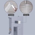 thumbnail image 6 of Boyel Living 10 inches Rain Shower System Ceiling Mount Dual Shower Heads with Adjustable Handheld Shower Chrome, 6 of 10