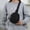 Black1, variant on VBODN Shoulder Bags, Trendy Leather Crossbody Purse, Mini Crossbody Bags for Women Men Travel Purse, Sling Crossbody Backpack Shoulder Bag for Men Women