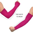 thumbnail image 4 of ALAZA Deep Pink UV Sun Protection Arm Sleeves UPF 50+ Compression Cooling Sleeve 1 Pair, 4 of 7